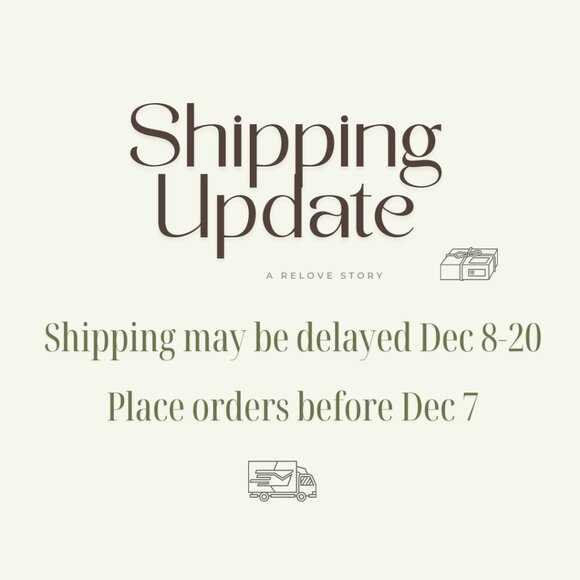 📦 Shipping Notice Dec 8–20 — Order by Dec 7 - Picture 1 of 1